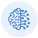 AI where the work happens icon