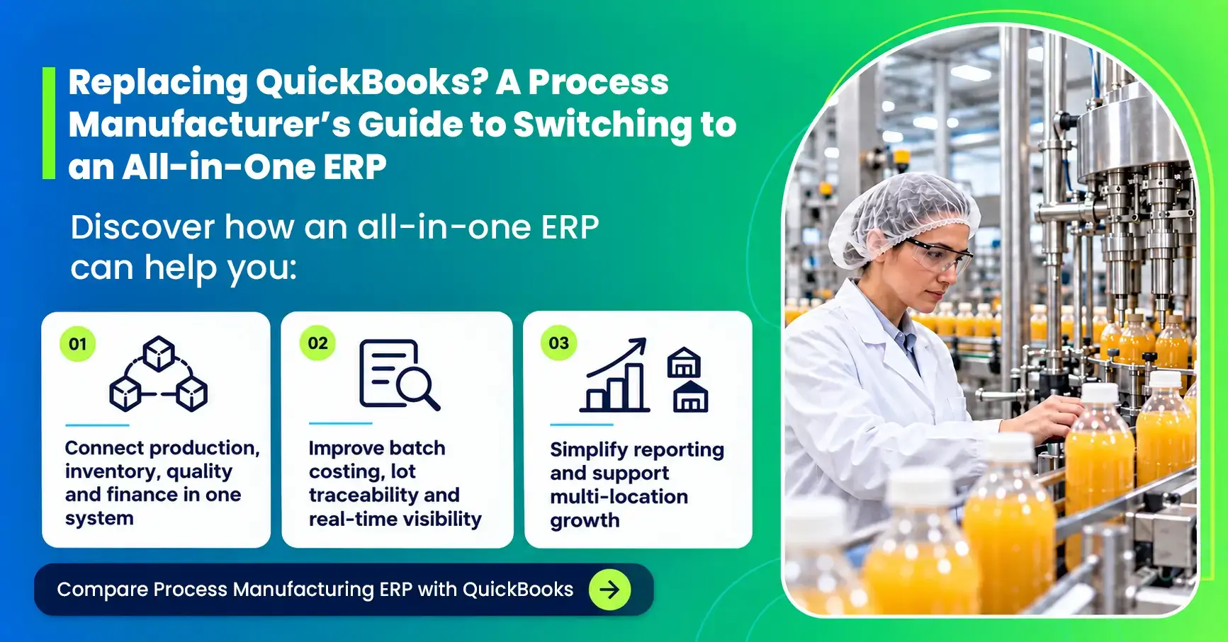 Replacing QuickBooks? A Process Manufacturer’s Guide to Switching to an All-in-One ERP
