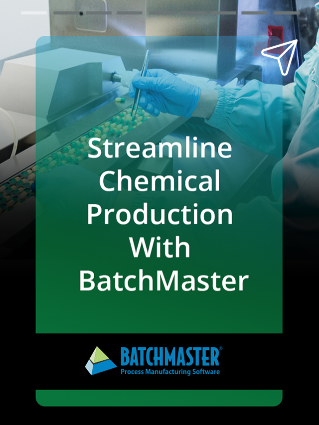 Streamline Chemical Manufacturing Processes with BatchMaster Solution