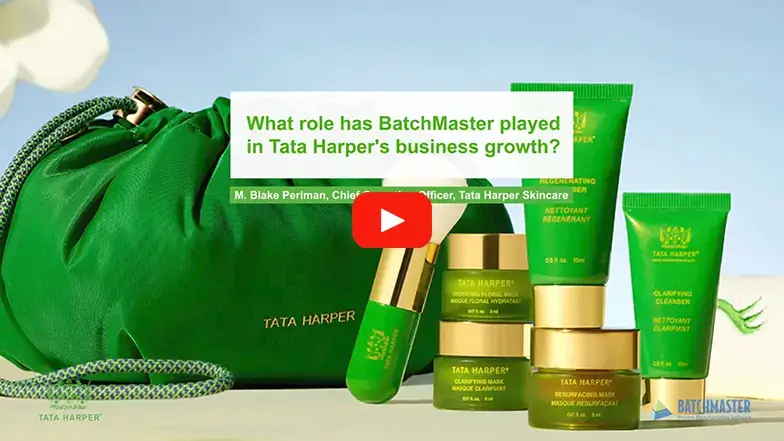 Tata Harper shares clean beauty manufacturing success using BatchMaster ERP